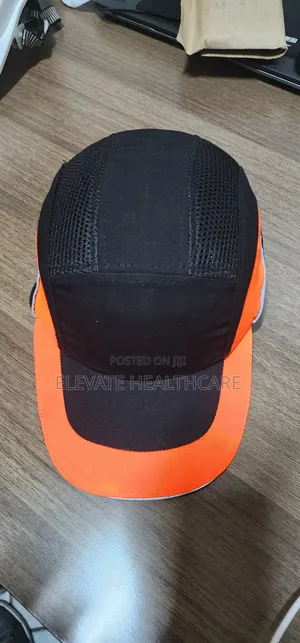 Jsp Black/Orange Safety Bumpcap