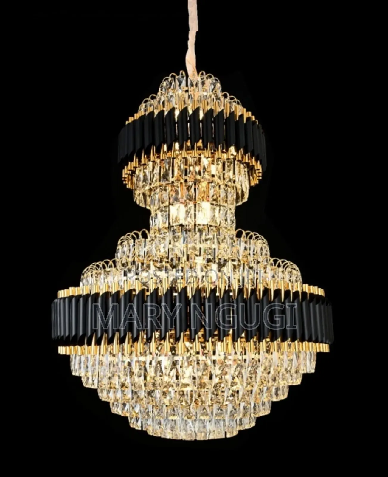 Big Area Crystal Chandelier
