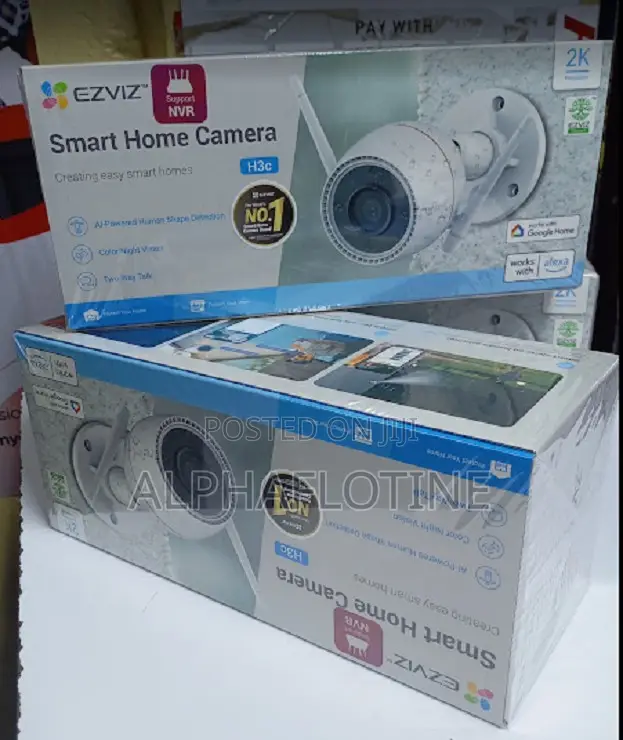 Ezviz H3c Smart Home Camera 3mp/+ Indoor Outdoor Surveillance.