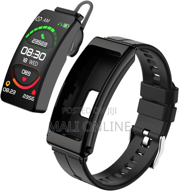 2-in-1 Sports Smartwatch With Wireless Earbuds Bluetooth 5.2 Ipx6