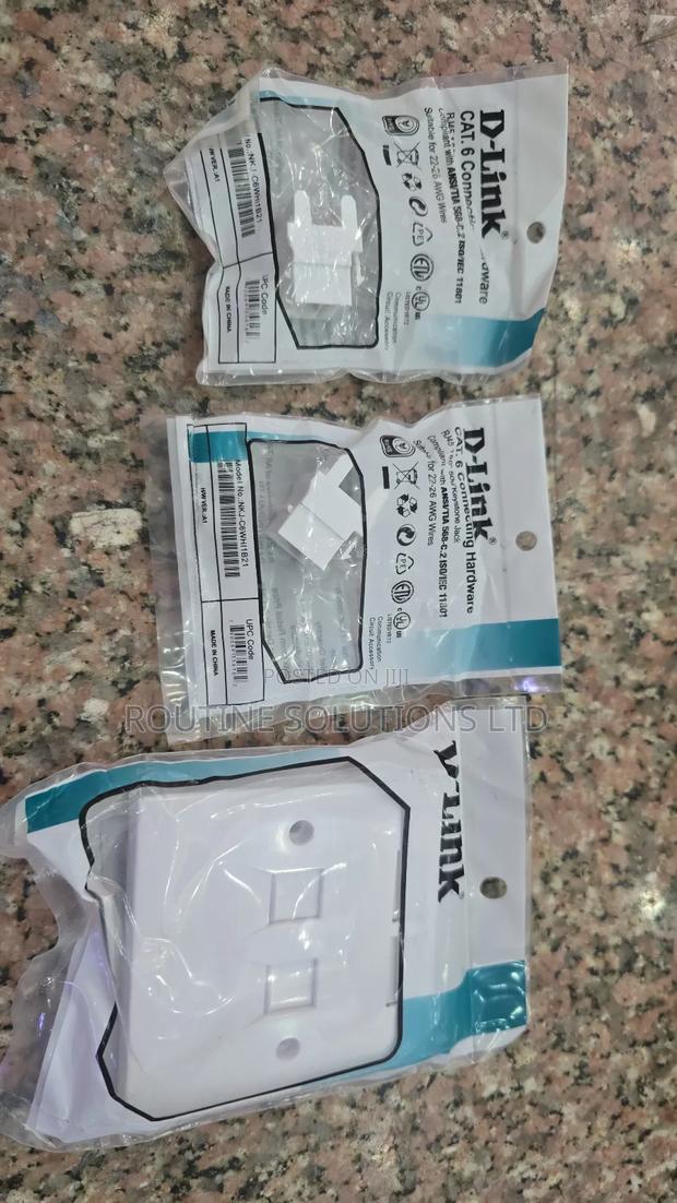 Dlink Double Face Plates With Modules - main view