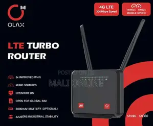 Olax Mc60 4g Lte Wifi Router 300mbps Wireless Cpe Modem Sim Card Slot
