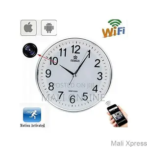 Wifi Wall Clock Camera 1080p Hd Hidden Nanny Cam