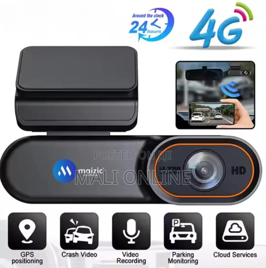 4g Lte Dash Cam 1080p GPS Car Camera Sim Remote Live Vew Cloud Storage