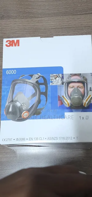 Original 3m 6800fullface Mask Respirator With Catridges Filter Pads