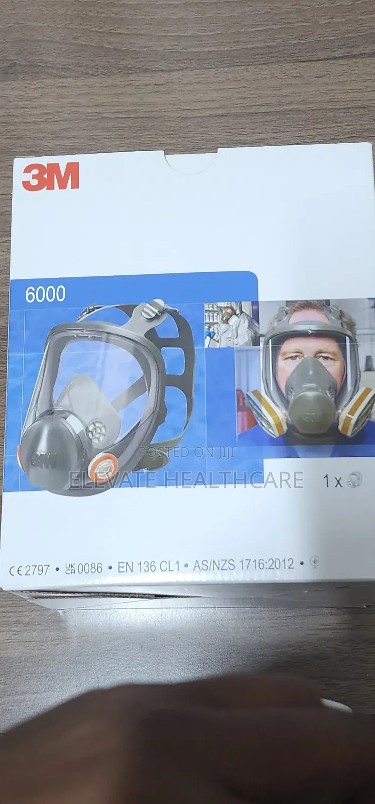 Original 3m 6800fullface Mask Respirator With Catridges Filter Pads