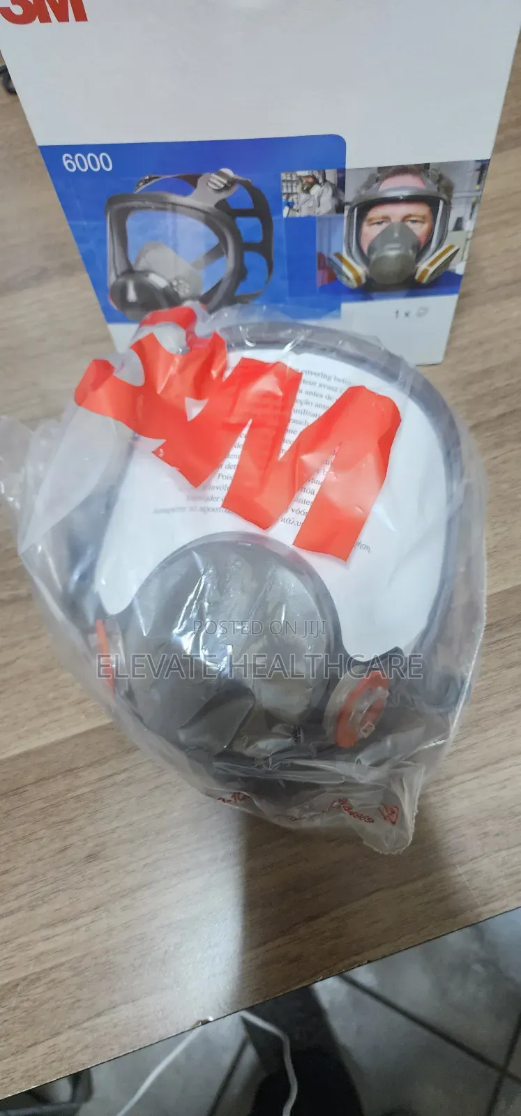 Original 3m 6800fullface Mask Respirator With Catridges Filter Pads