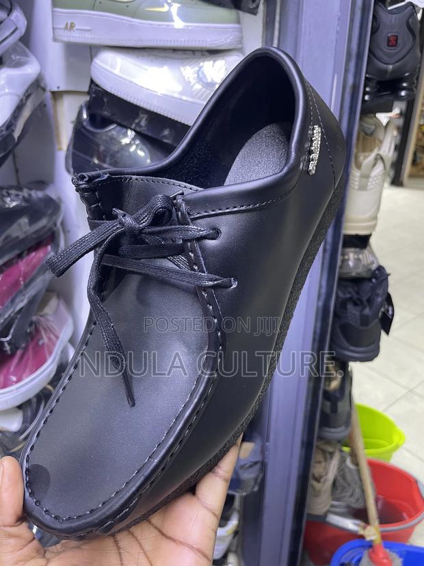 Clarks Leather Wallabees - main view