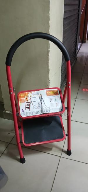 Heavy-Duty 2-Step Folding Ladder With Anti-Slip Steps - thumbnail 2