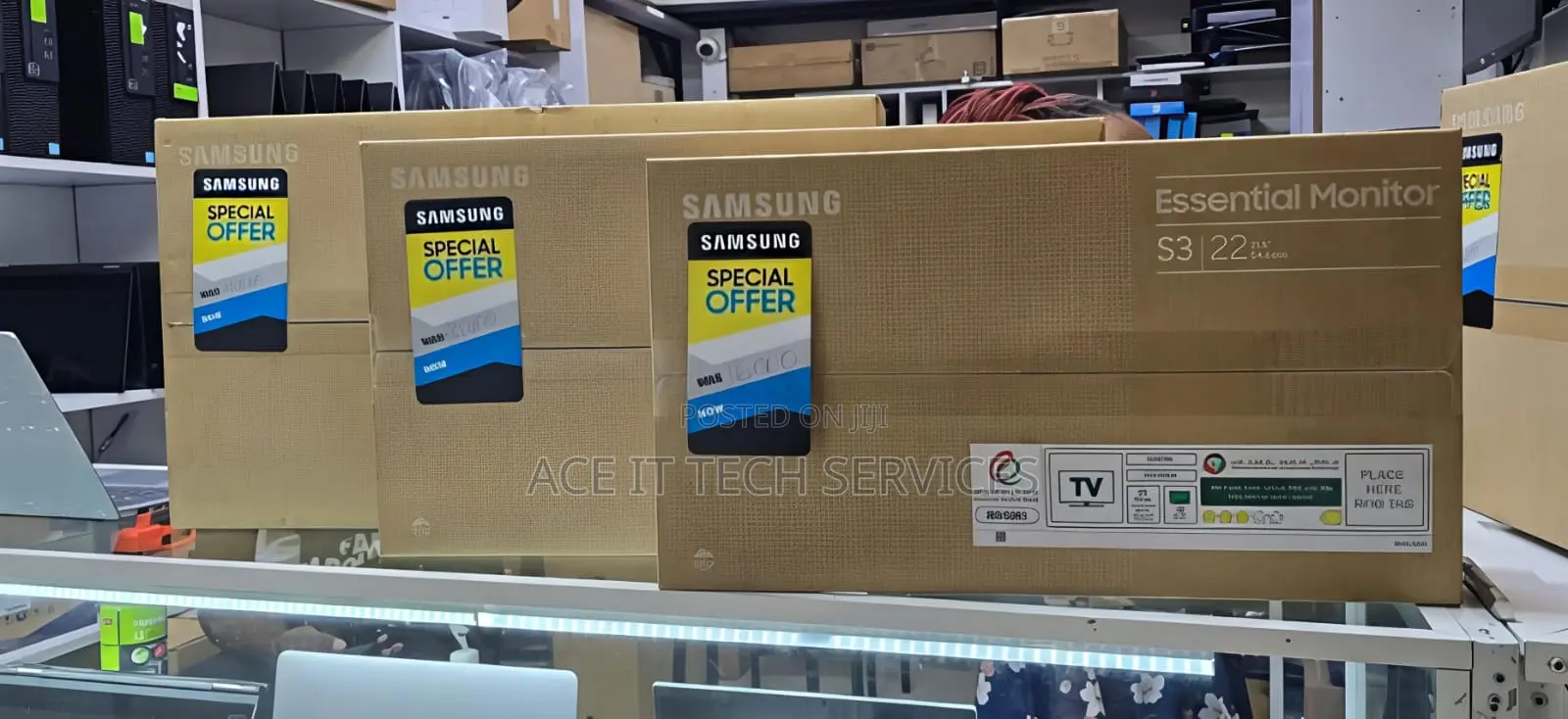 Essential Monitor S3 S30gd Full Hd Monitor 22" Ls22d300gamxue)