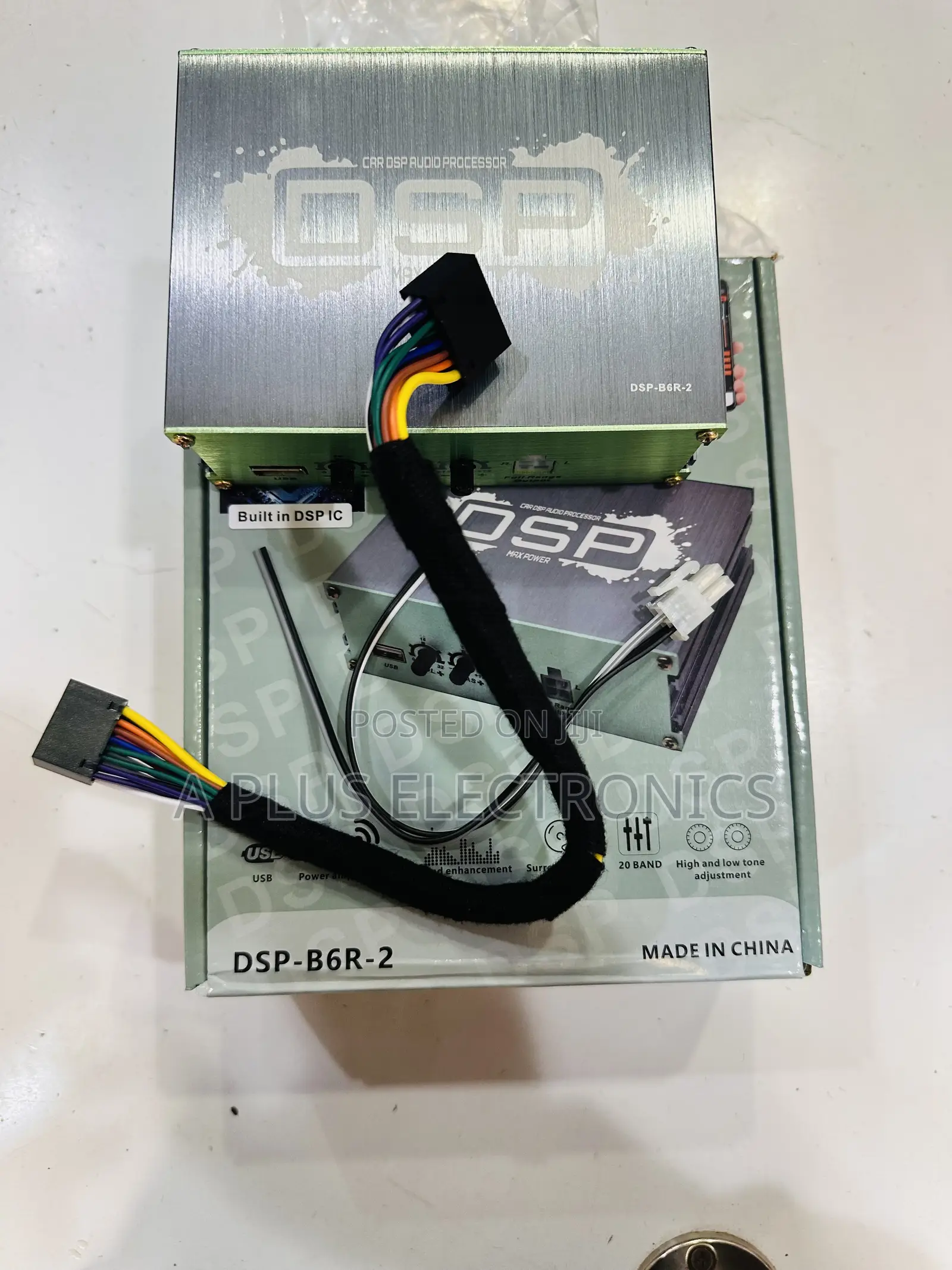 DSP Car Amplifier With Equalizer 6 Channel High Power Bass Boost