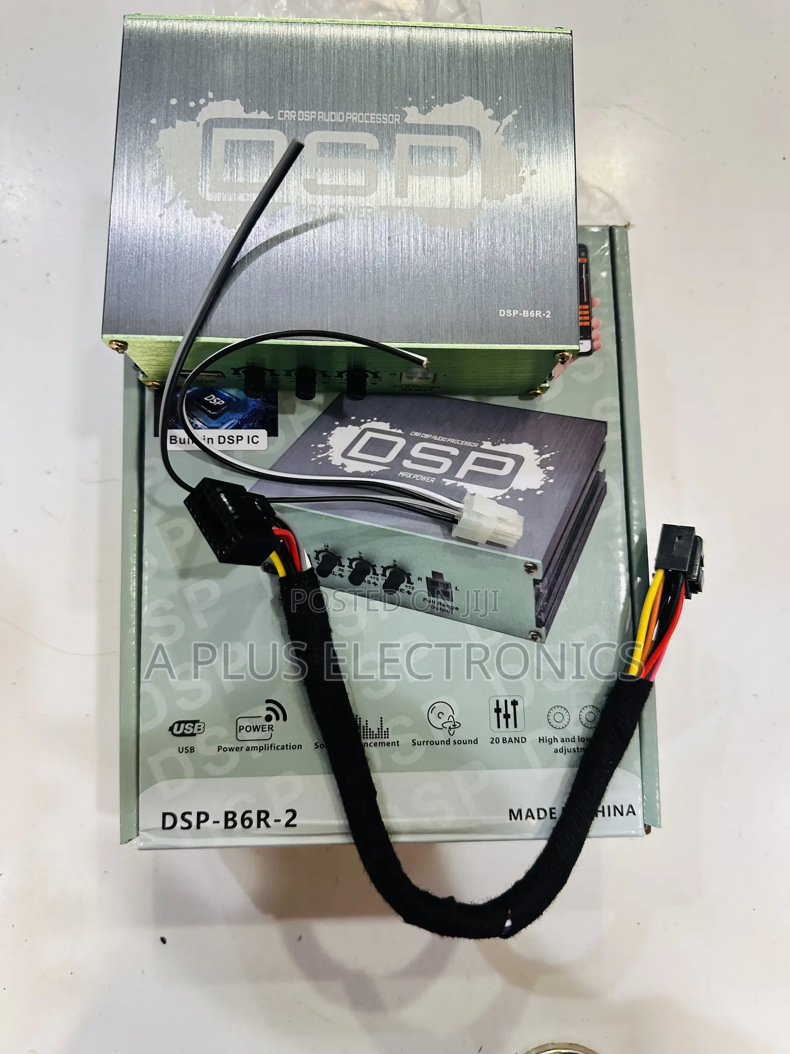 DSP Car Amplifier With Equalizer 6 Channel Super Clear Sound Output