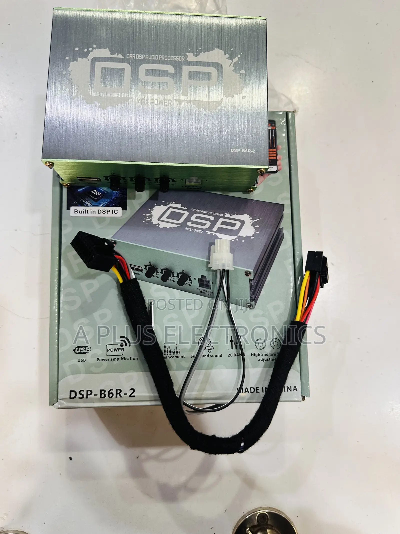DSP Car Amplifier With Equalizer 6 Channel Super Clear Sound Output