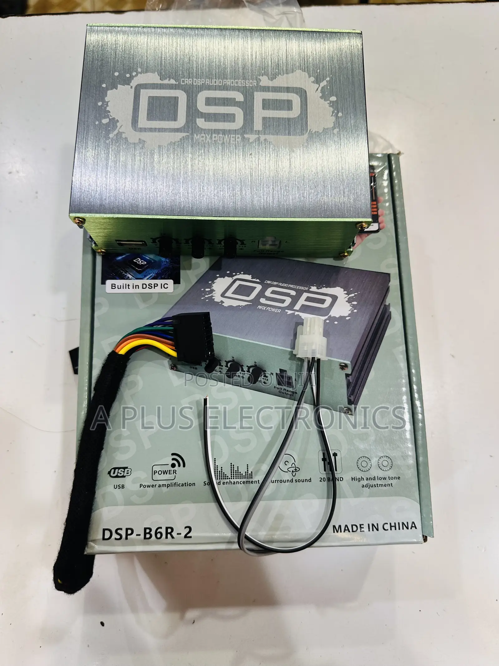 DSP Car Amplifier With Equalizer 6 Channel High Efficiency Power Amp