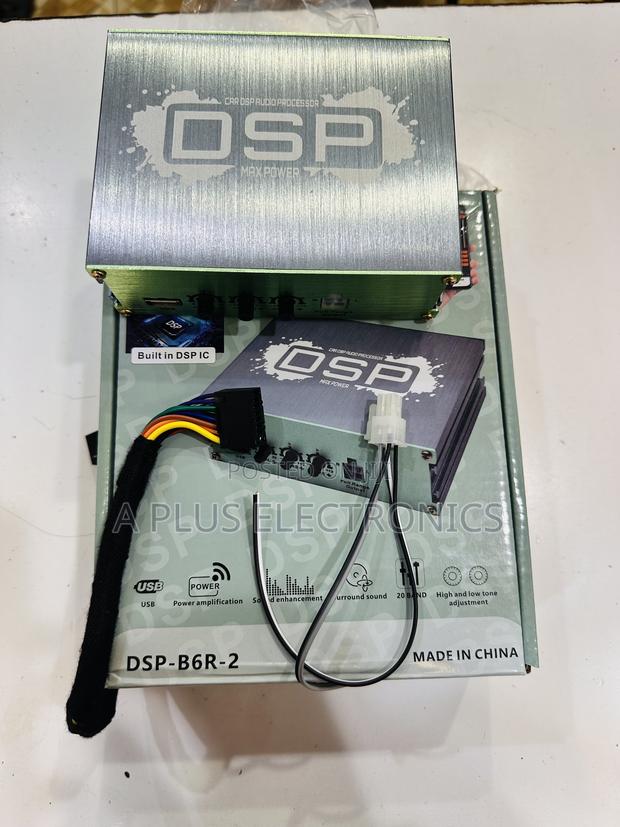 DSP Car Amplifier With Equalizer 6 Channel High Efficiency Power Amp - thumbnail 2
