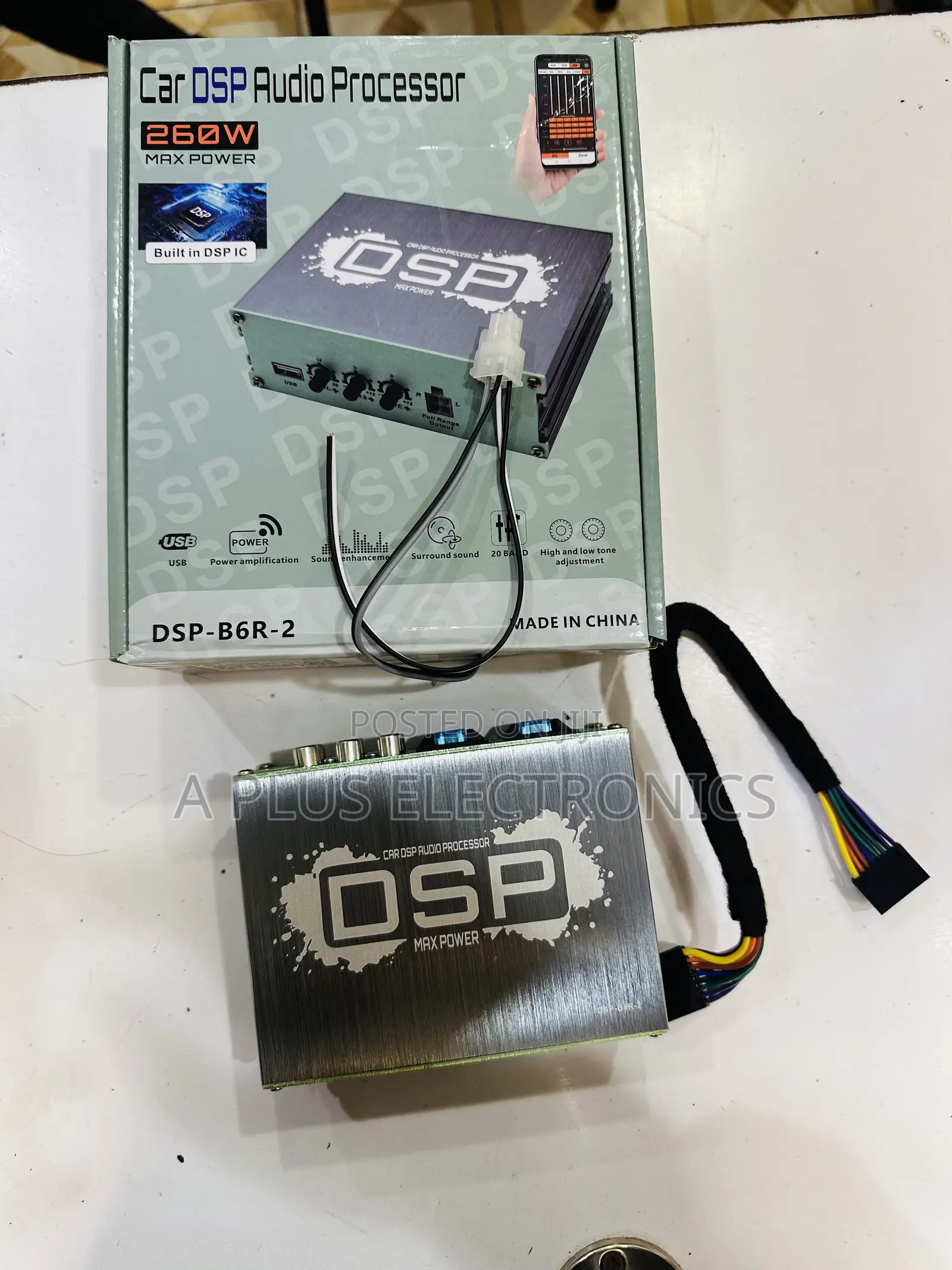 DSP Car Amplifier With Equalizer 6 Channel Deep Bass Car System
