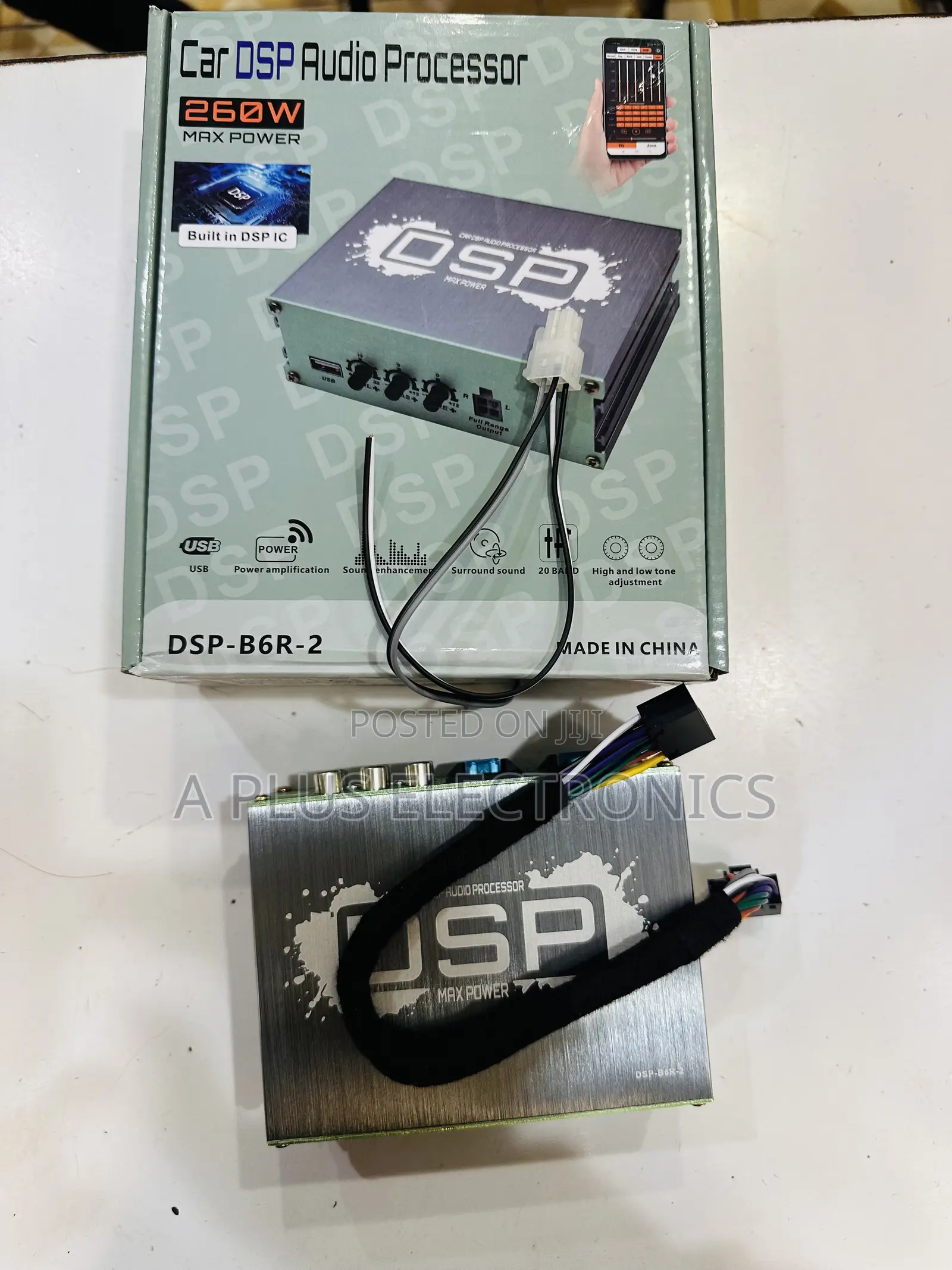 DSP Car Amplifier With Equalizer 6 Channel Deep Bass Car System