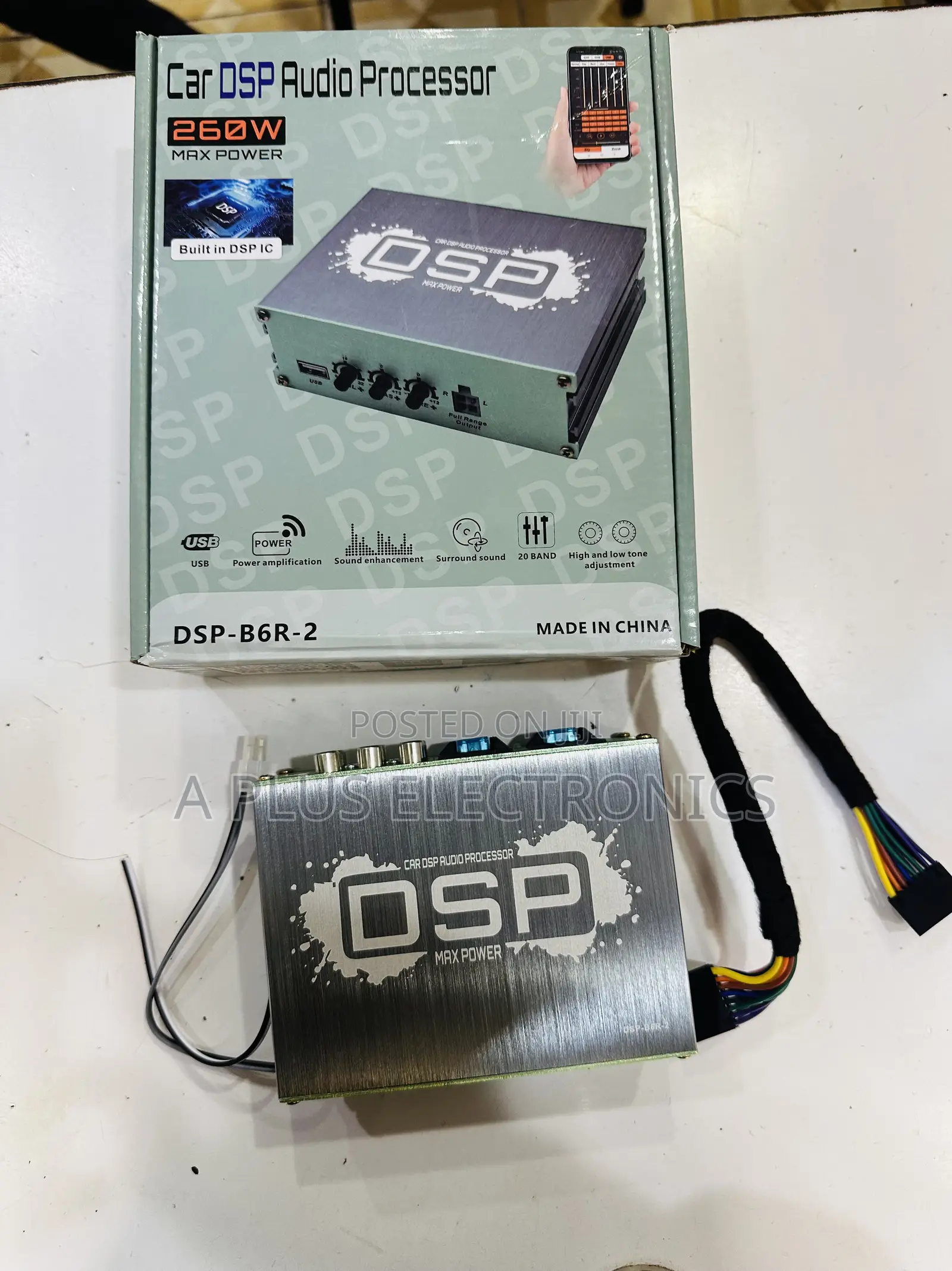 DSP Car Amplifier With Equalizer 6 Channel Deep Bass Car System