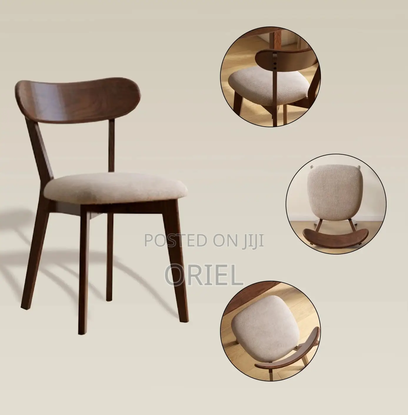 Home Chairs; Premium Retro Style Dining Room Chair