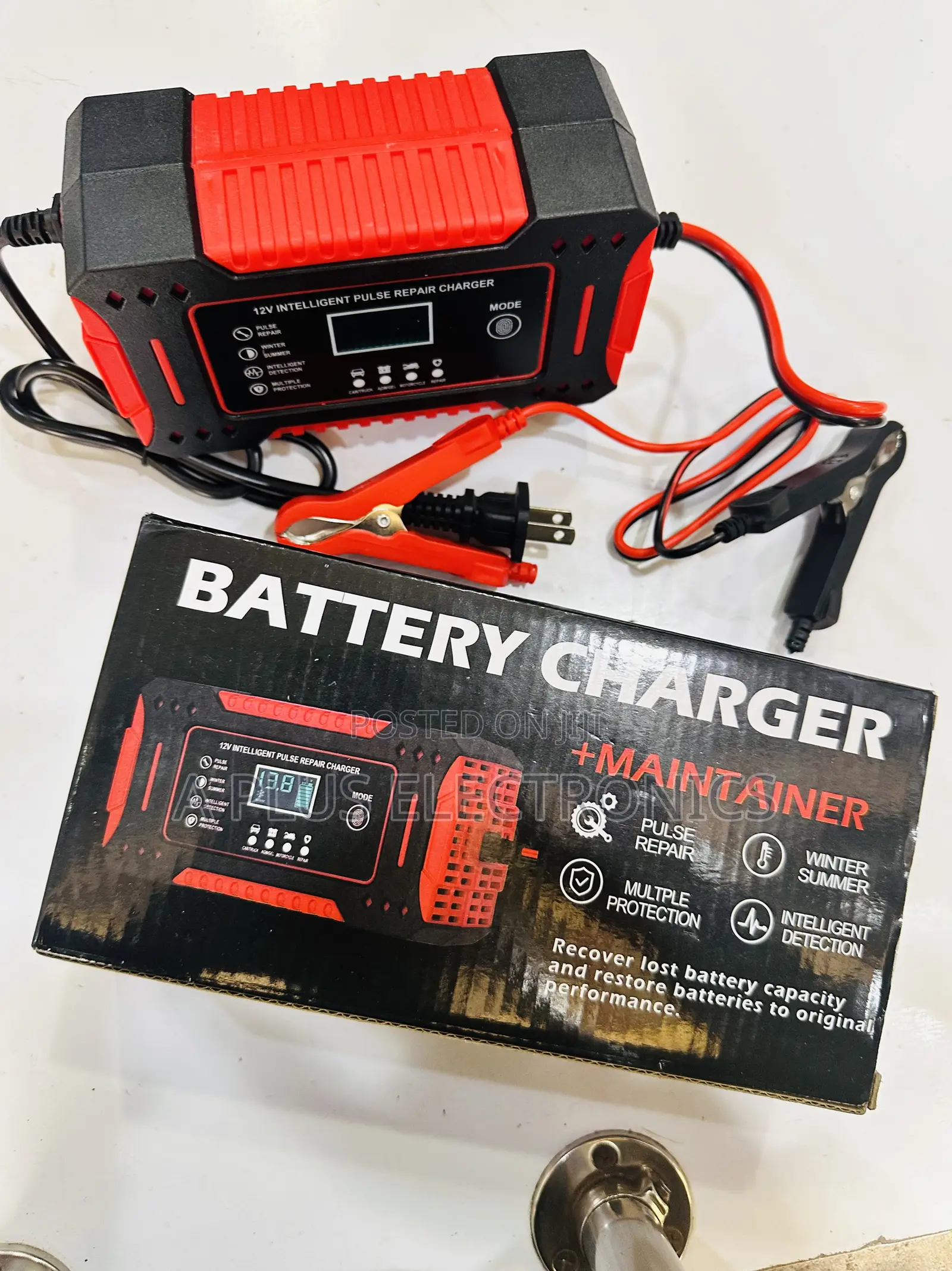 Battery Charger and Pulse Repairer 12v6a – Smart Automatic Car Battery