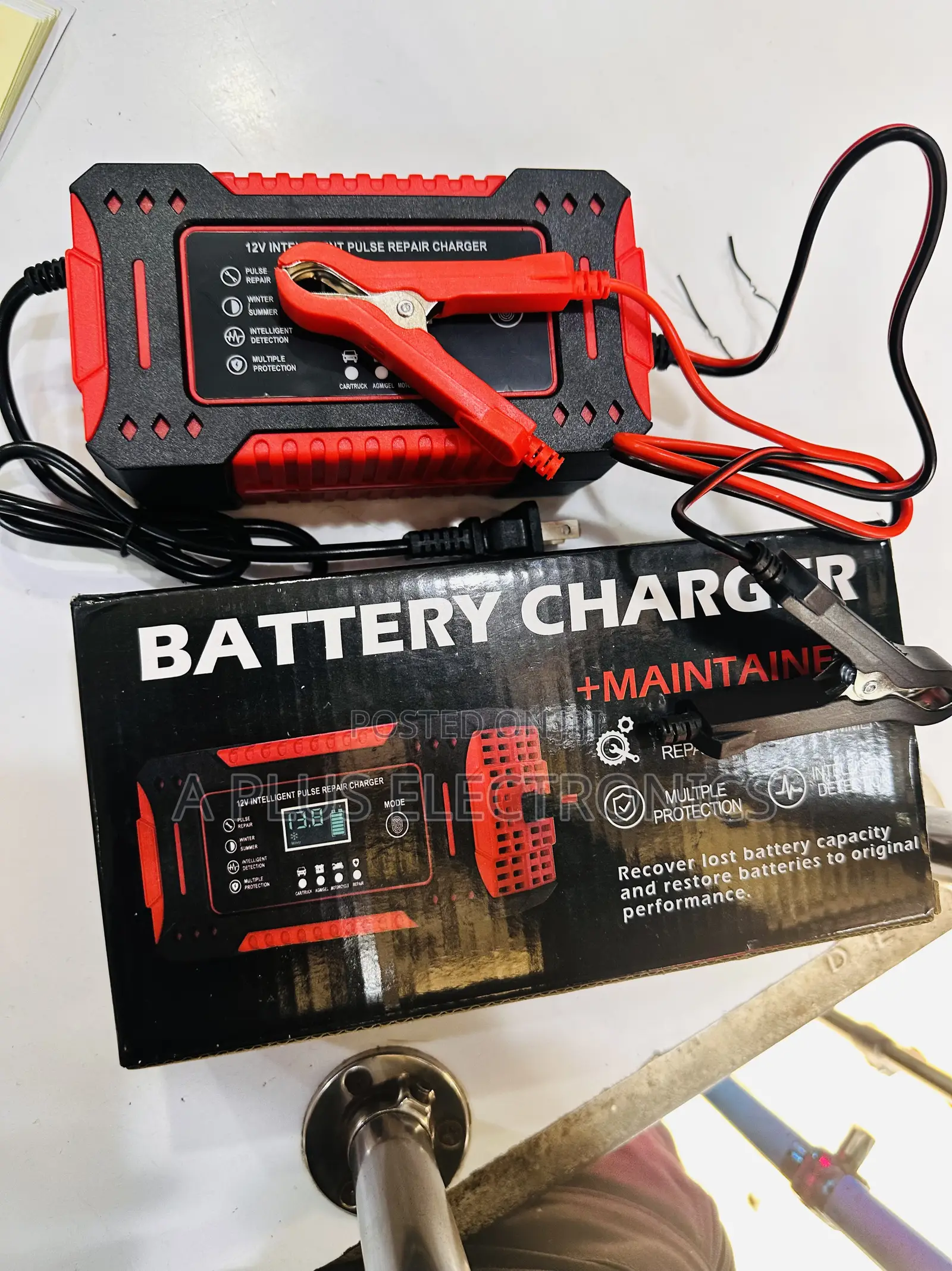 Battery Charger and Pulse Repairer 12v6a –Intelligent 12v Auto Charger
