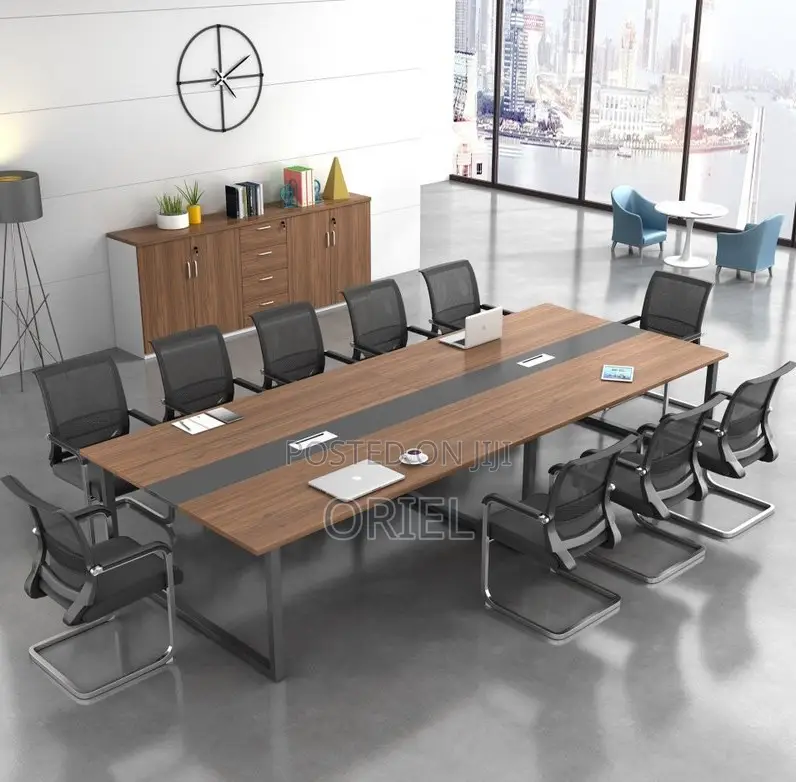 Conference Tables; Spacious 2.4m Boardroom Conference Table