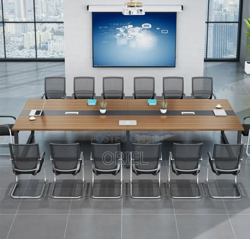Conference Tables; Spacious 2.4m Boardroom Conference Table