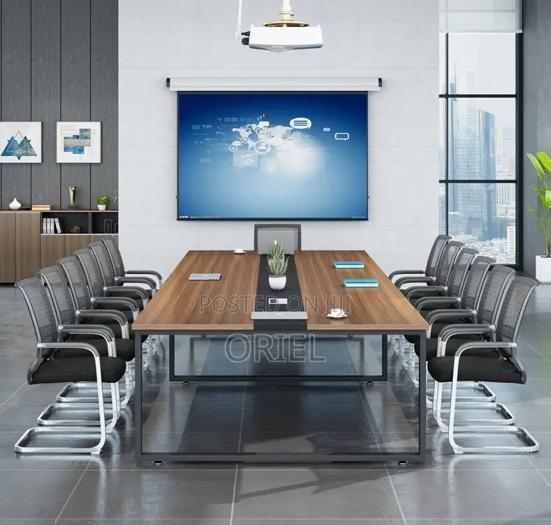 Conference Tables; Spacious 2.4m Boardroom Conference Table