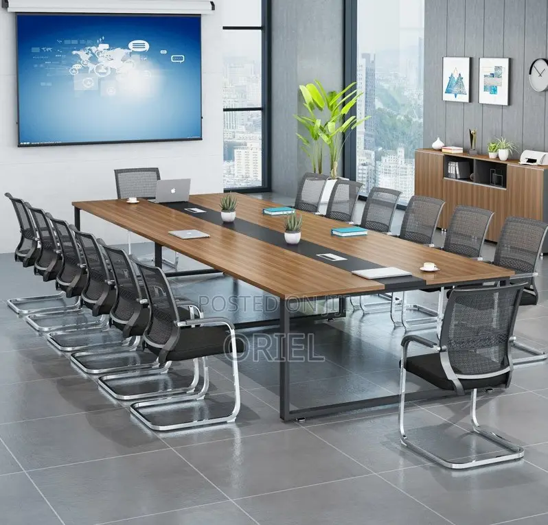 Conference Tables; Spacious 2.4m Boardroom Conference Table