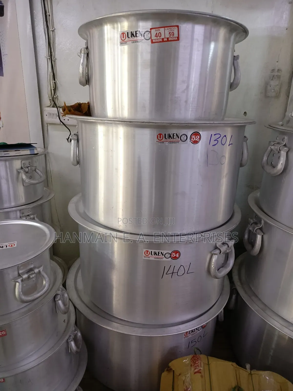 100l,120l,130l,150 Litres Catering Sufuria Industrial Cooking Pot