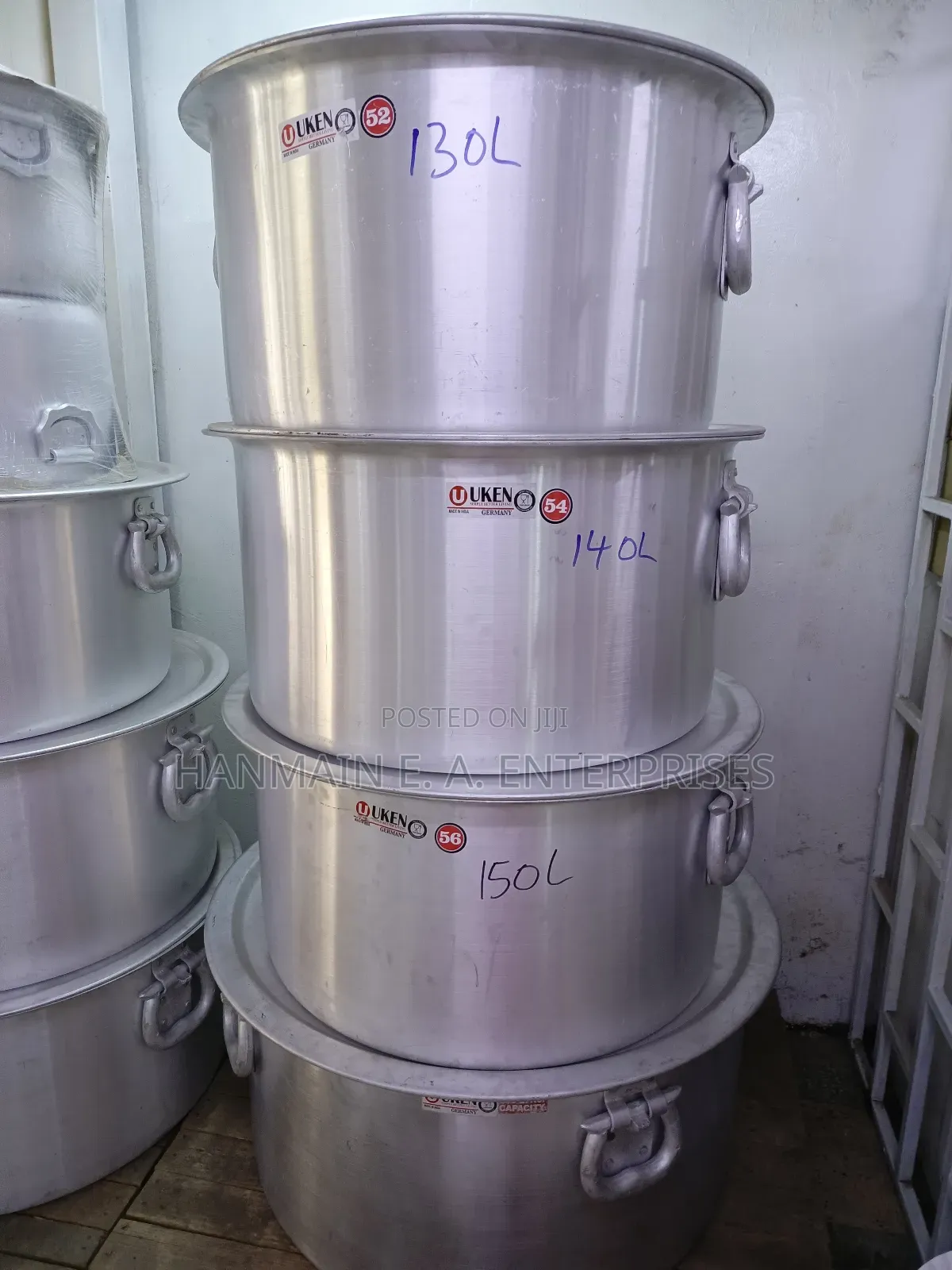 100l,120l,130l,150 Litres Catering Sufuria Industrial Cooking Pot