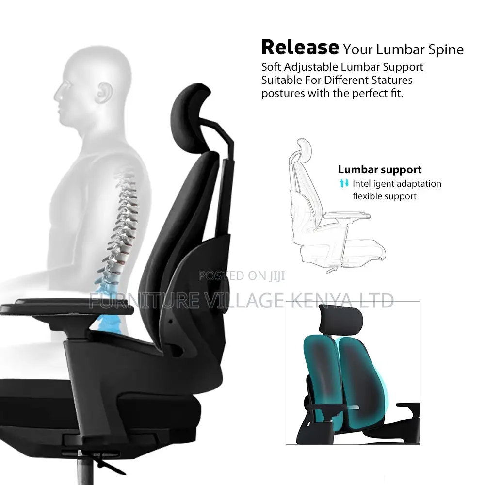 Office Chair; Orthopedic High-back Office Chair