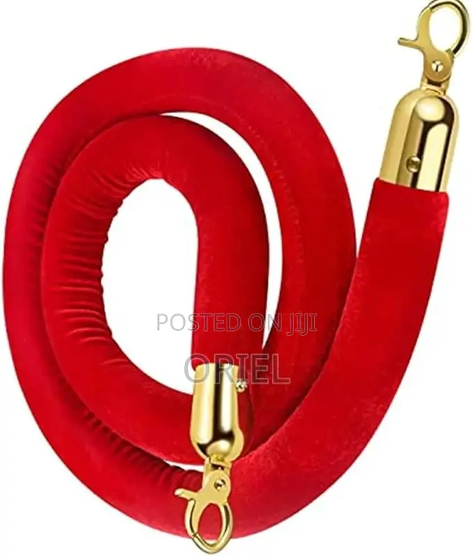 Stanchion Rope; Vip Area Velvet Stanchion Rope