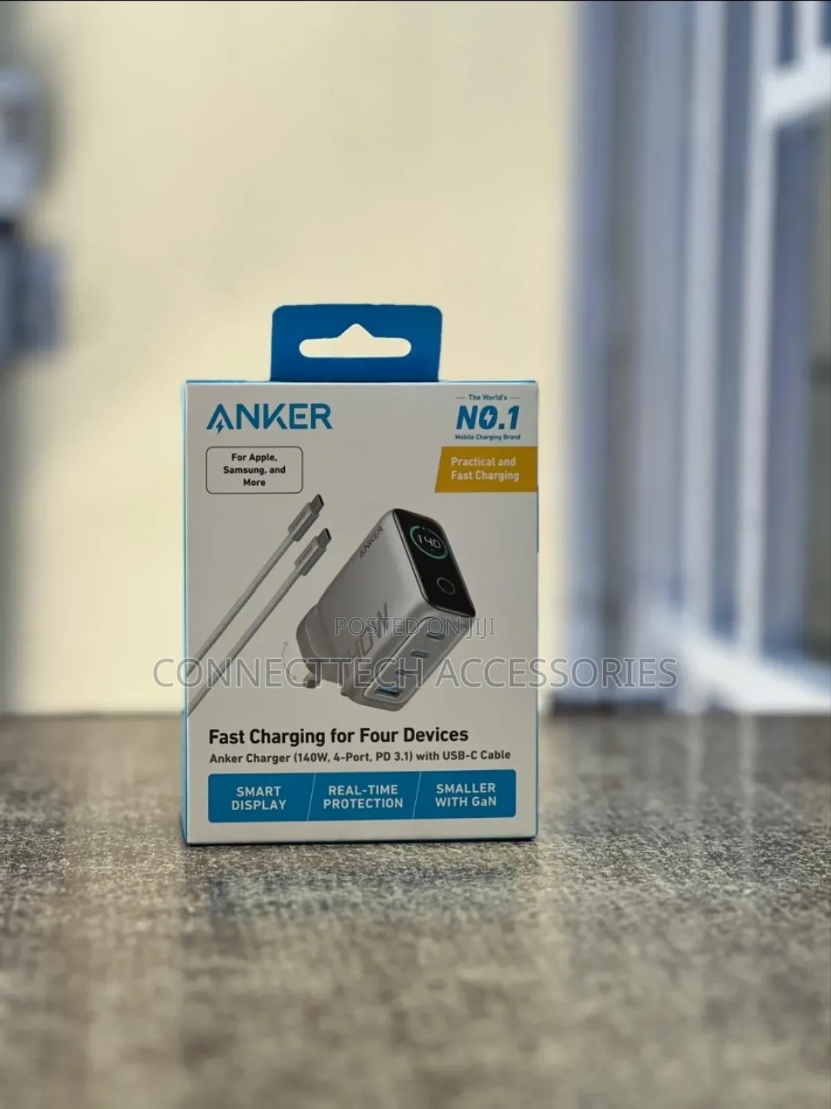 Anker Charger (140w, 4-port, Pd 3.1)