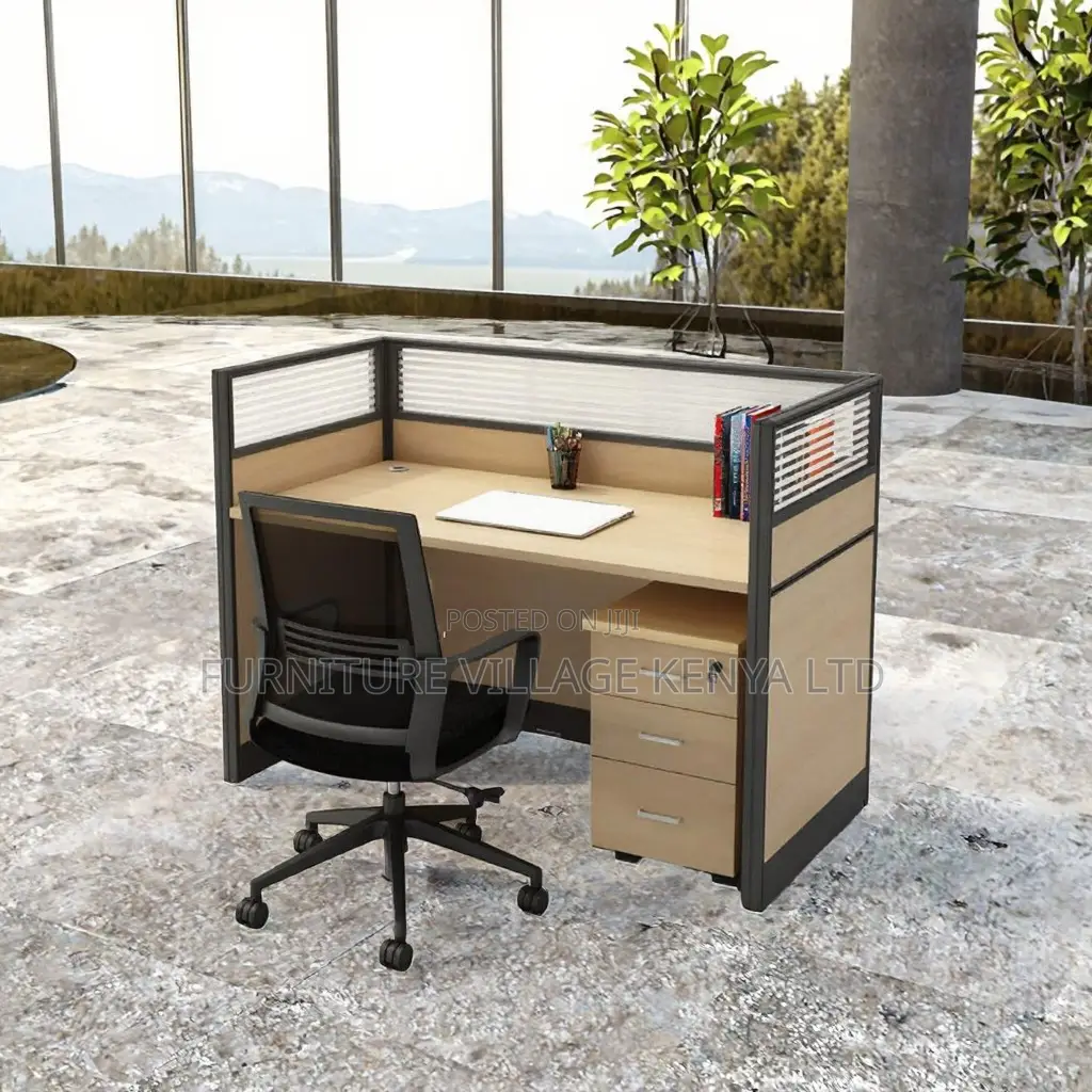 Office Desk; One Way Modular Office Workstation