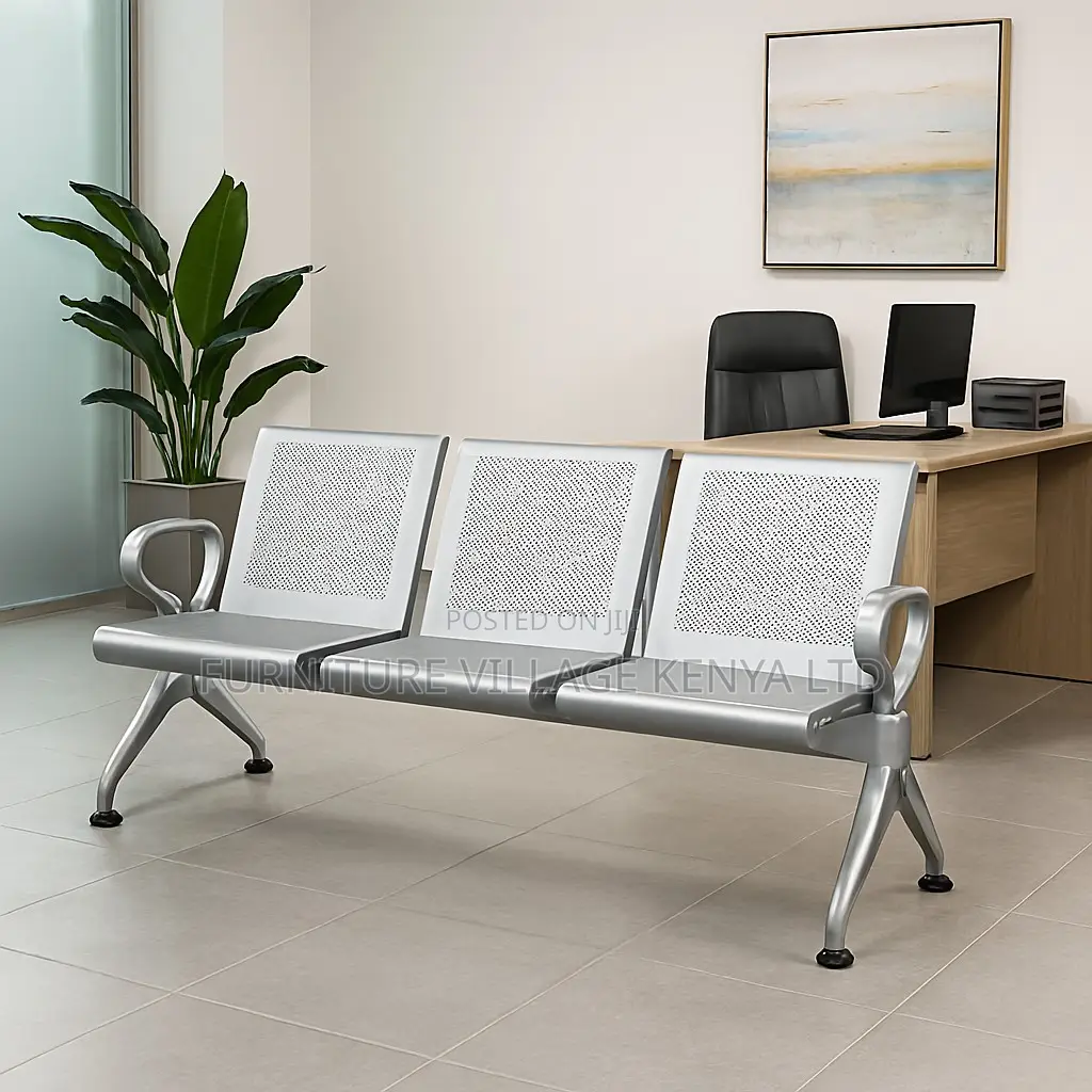 Waiting Bench; 3-link Office Waiting Bench