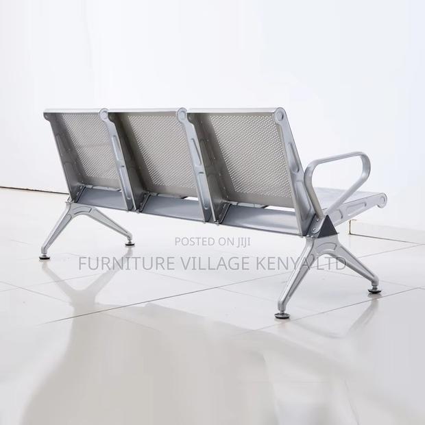 Waiting Bench; 3-link Office Waiting Bench - thumbnail 2