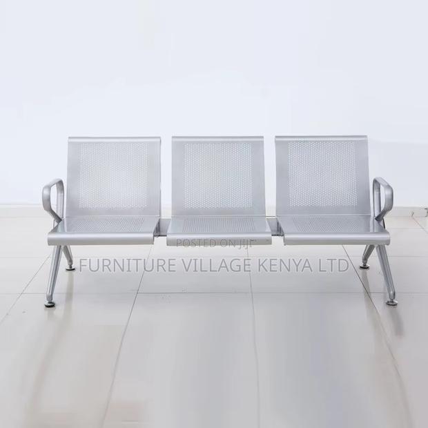 Waiting Bench; 3-link Office Waiting Bench - thumbnail 3