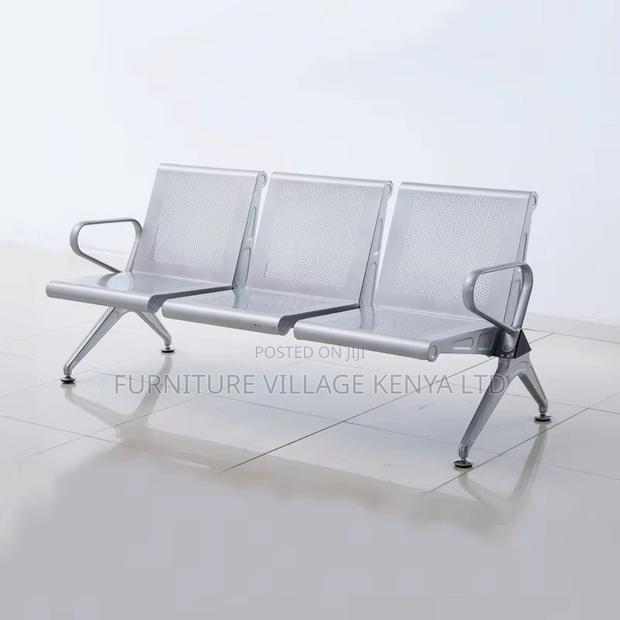 Waiting Bench; 3-link Office Waiting Bench - thumbnail 4