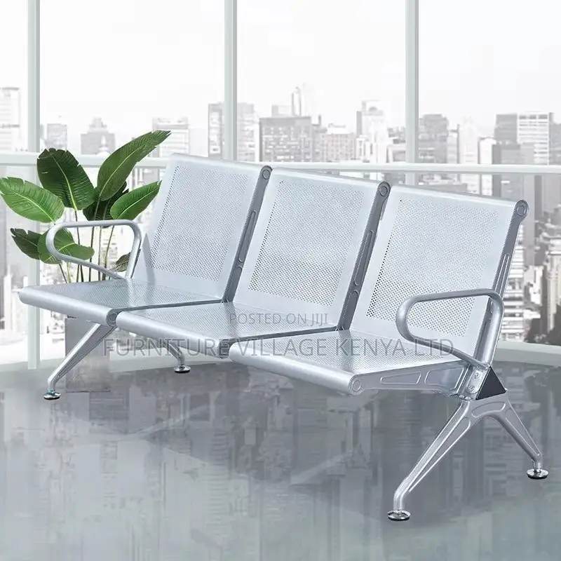 Waiting Bench; 3-link Office Waiting Bench