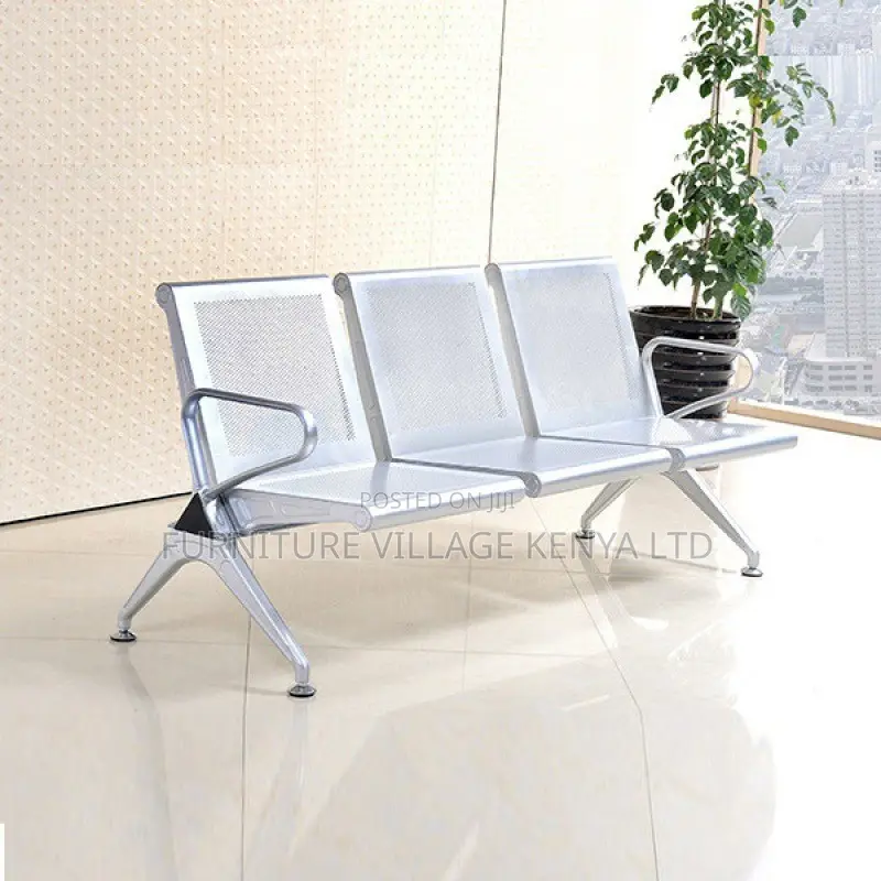 Waiting Bench; 3-link Office Waiting Bench