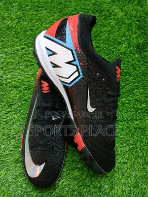 Airzoom Vapor Xvi Black Red Ag Turf Football Trainers