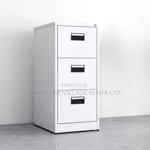 Office Cabinet; Modern 3-drawer Metal Filing Cabinet