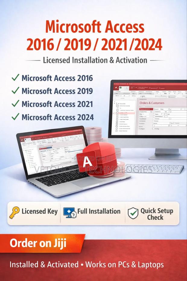 Microsoft Access 2019/2021/2024 – Licensed Installation Activation - main view
