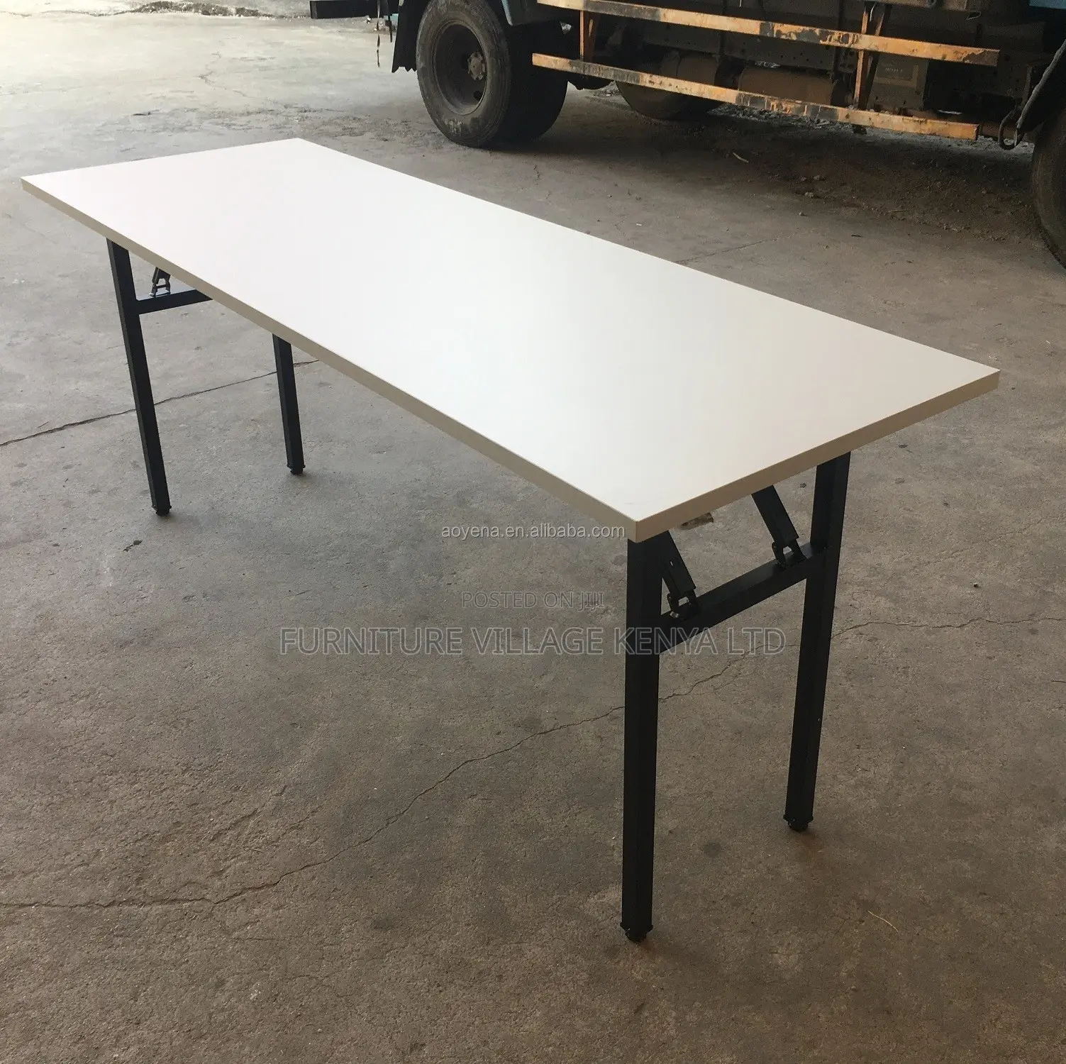 Office Desk; 1.5m Foldable Home Office Desk