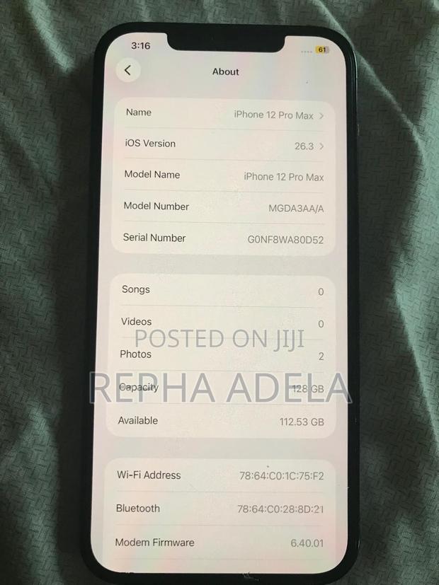 Apple iPhone 12 Pro Max 128 GB Blue - thumbnail 6