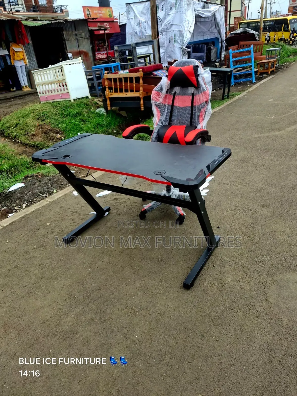 High Gaming Table+Gaming Chair