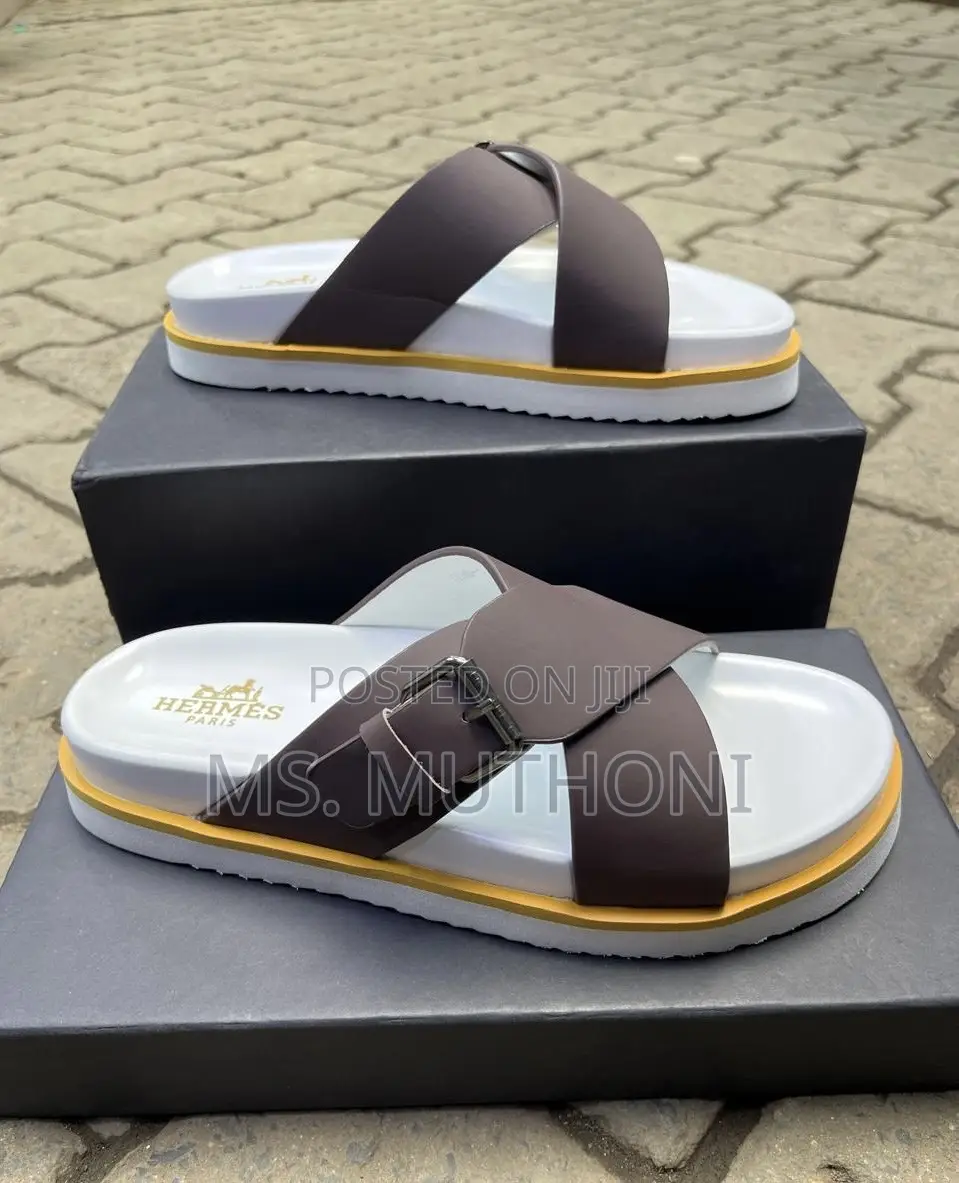Soft Sole Hermès Men's Sandals Size 39-45