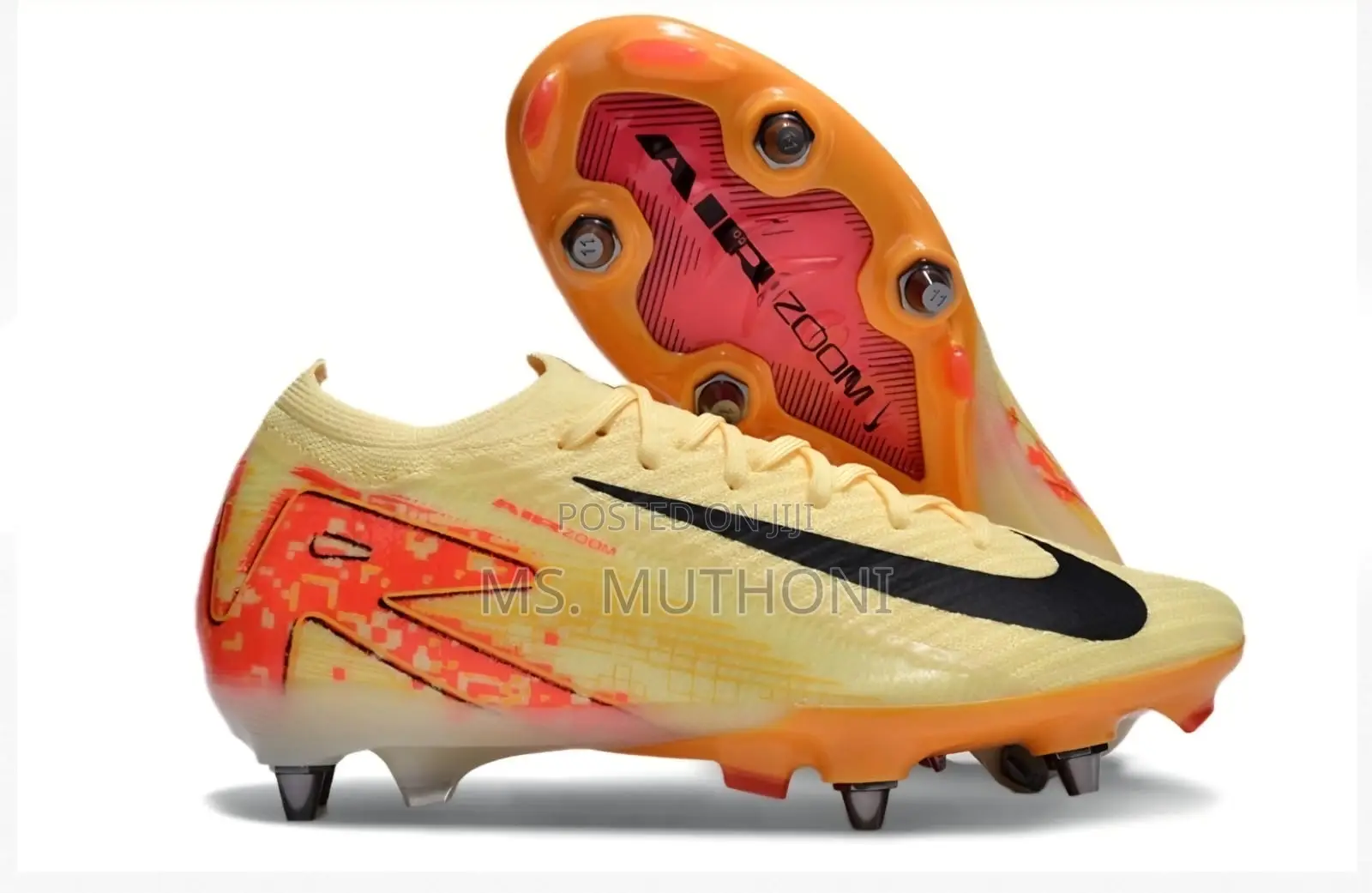 Metal Studs Nike Air Zoom Mercurial Vapor 16 Elite Fg United Cleats