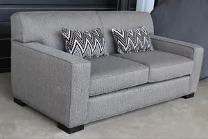 3 Seater Grey Minimalist Sofa